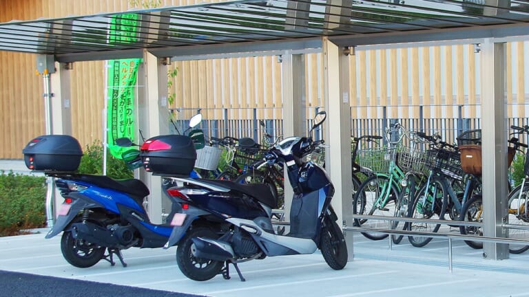 [バイク駐車場問題]千葉市の拡充取り組みを調査：125ccバイクを駐輪場へ積極的に受け入れていた
