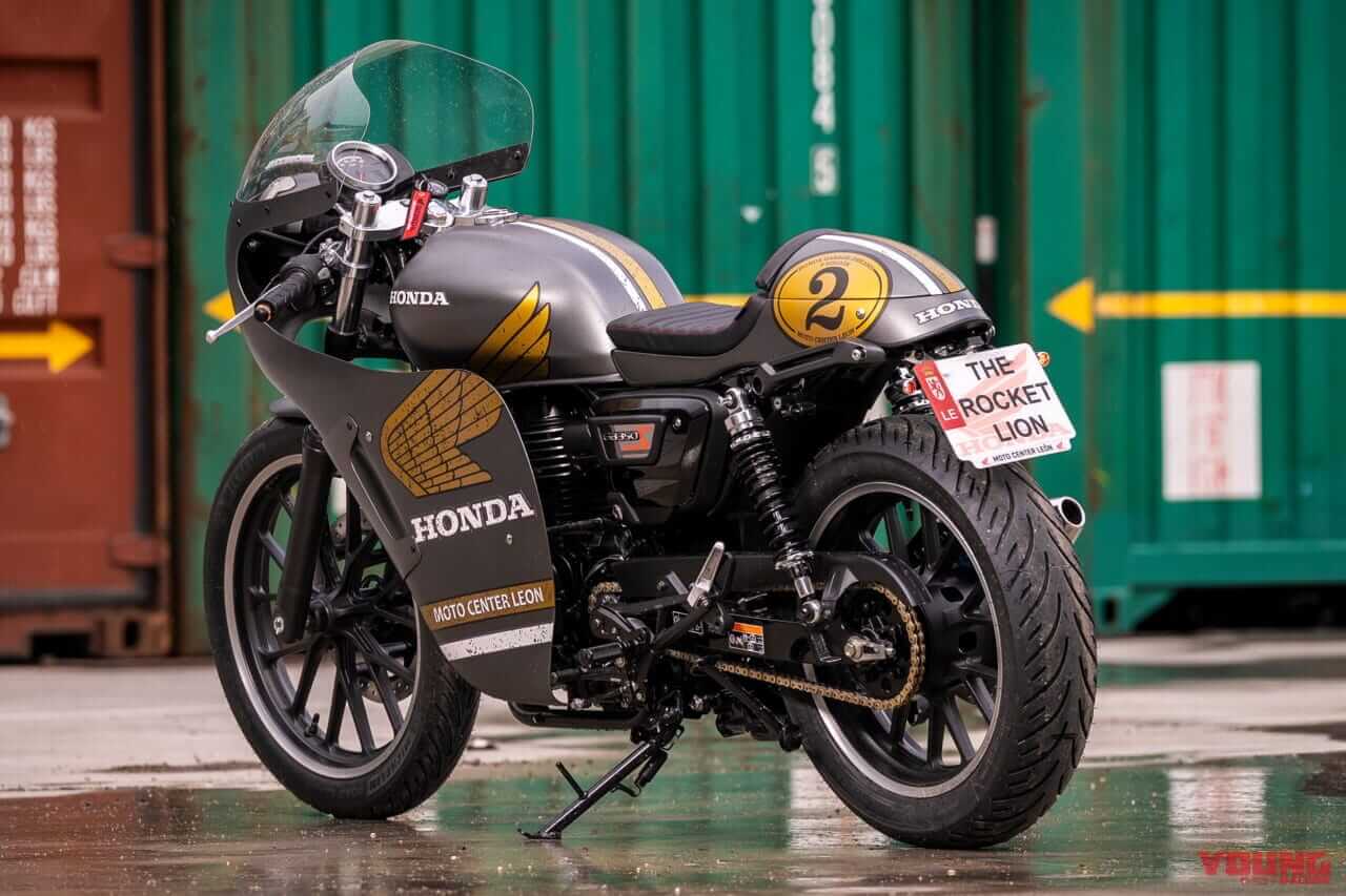 THE ROCKET LION|「このまま売ってくれ」「まるで純正カフェレーサー」ホンダ『GB350S』カスタムコンテスト優勝車は『THE ROCKET LION』