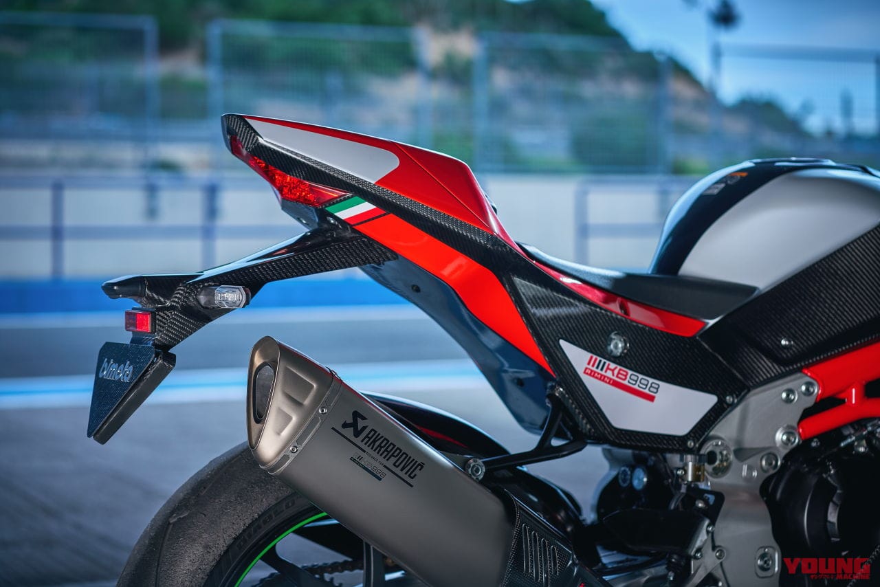 ビモータ|KB998リミニ|2025年モデル|【少数生産】可動式ウイング搭載! ビモータ製スーパーバイク「KB998 Rimini」発売日決定 ニンジャのエンジンをクロモリフレームに搭載