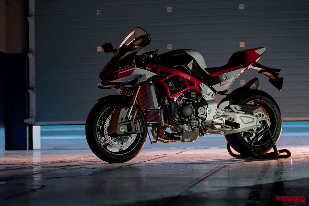 ビモータ|KB998リミニ|2025年モデル|【少数生産】可動式ウイング搭載! ビモータ製スーパーバイク「KB998 Rimini」発売日決定 ニンジャのエンジンをクロモリフレームに搭載