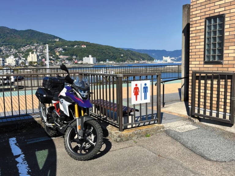 伊豆半島ツーリング｜東伊豆｜伊東市営なぎさ観光駐車場