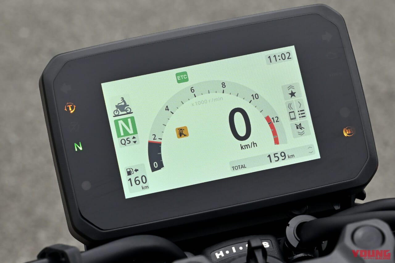 ホンダCB1000ホーネット|メーター|スマートキーにセンタースタンドも?!「ホンダCB1000Fコンセプト」詳細解説(3)〈装備編〉