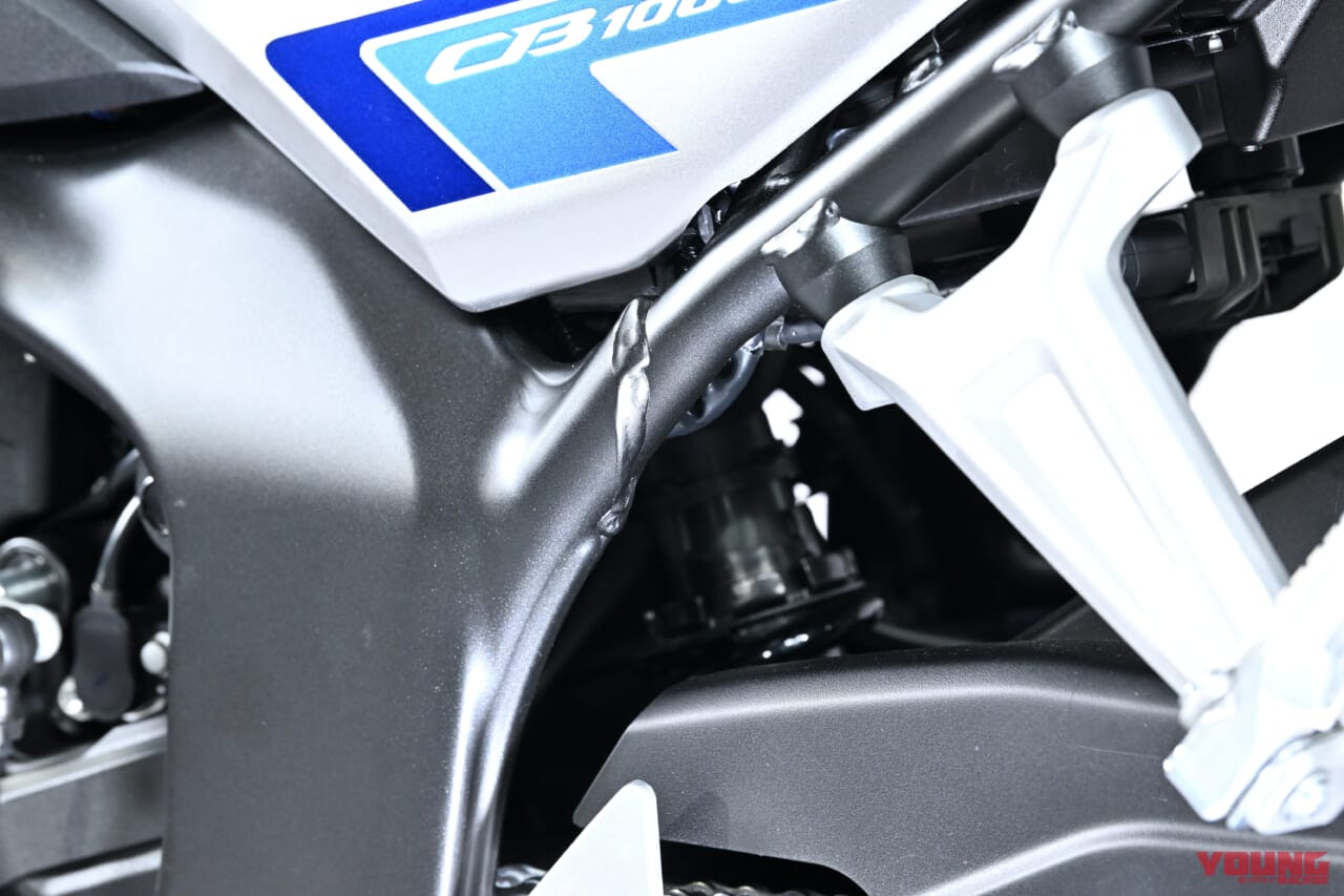 ホンダCB1000Fコンセプト|フレーム|扱いやすく特性を変更?!「ホンダCB1000Fコンセプト」詳細解説(4)〈エンジン&シャーシ編〉