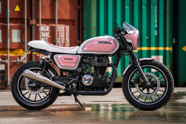 MIRANDA|「このまま売ってくれ」「まるで純正カフェレーサー」ホンダ『GB350S』カスタムコンテスト優勝車は『THE ROCKET LION』