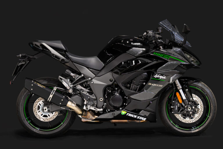 トリックスター Ninja1100SX 政府認証スリップオンマフラーIKAZUCHI