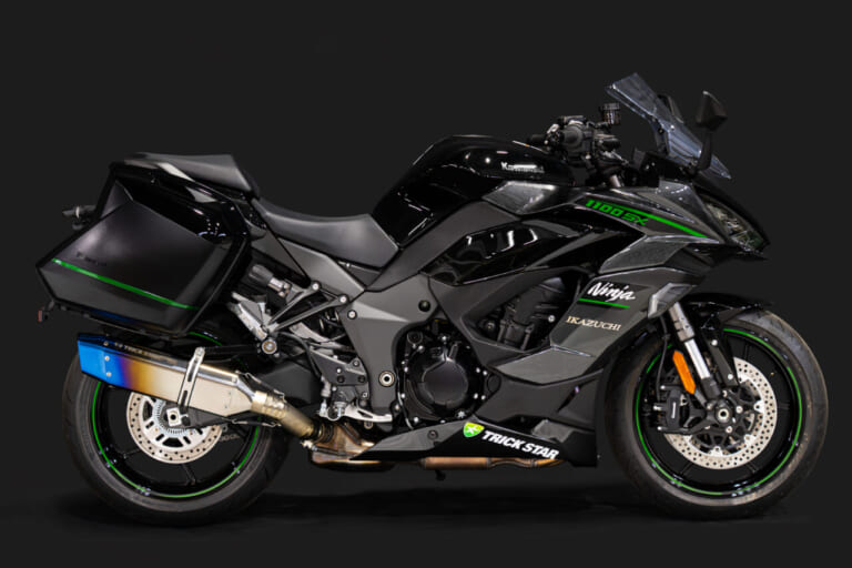 トリックスター Ninja1100SX 政府認証スリップオンマフラーIKAZUCHI