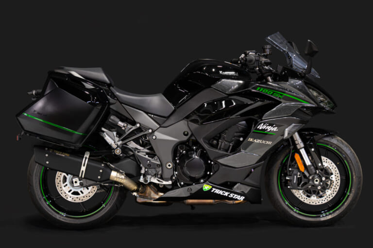 トリックスター Ninja1100SX 政府認証スリップオンマフラーIKAZUCHI