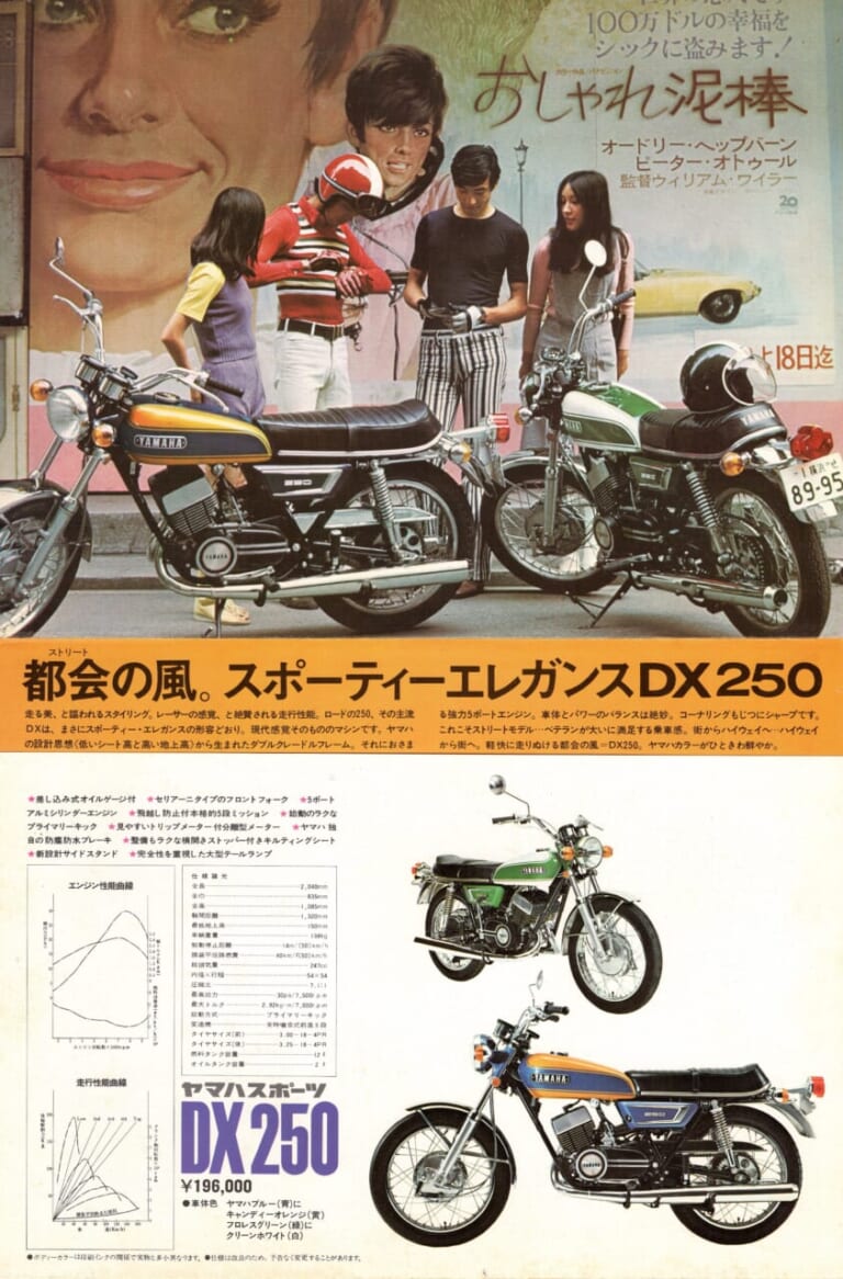 柏 秀樹の昭和~平成 カタログ蔵出しコラム|ヤマハ|「1970年代のヤマハが築いたナナハンキラーの原点」1970年『RD350/RD250』【柏 秀樹の昭和~平成 カタログ蔵出しコラム Vol.16】