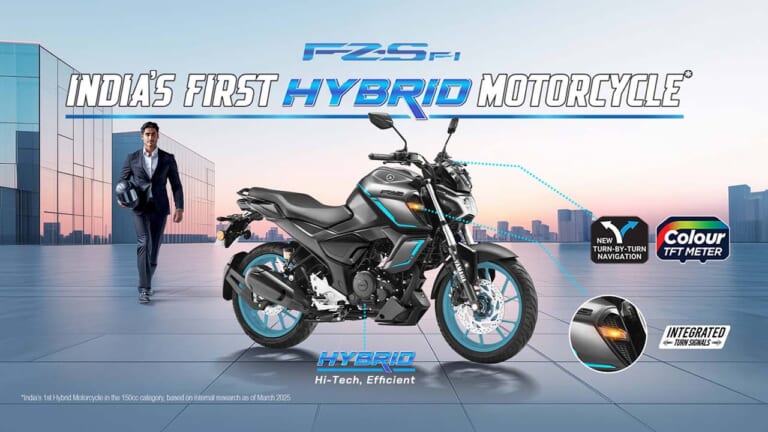 ヤマハ|インド仕様|FZ-S Fiハイブリッド|25万円のハイブリッド軽二輪ネイキッド! 空冷150ccの人気車「FZ-S Fi」にインド初のシステム搭載【海外】