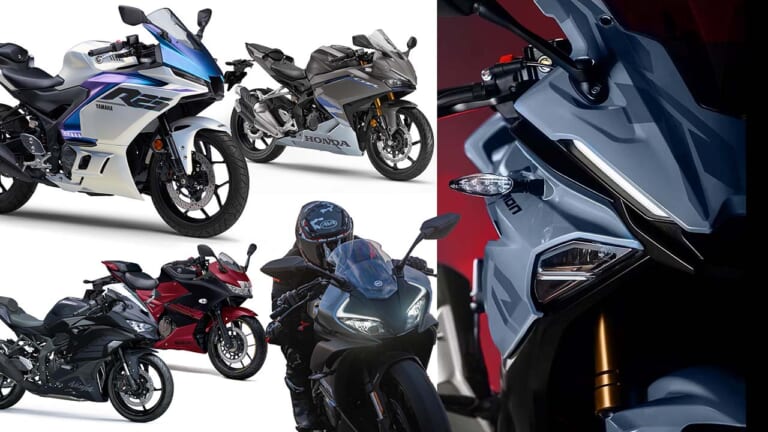 【2025年5月版】250cc カウル付きバイクおすすめ10選! スポーティだけど乗りやすいのが軽二輪