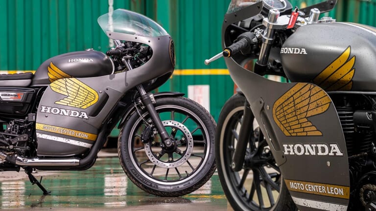 「このまま売ってくれ」「まるで純正カフェレーサー」ホンダ『GB350S』カスタムコンテスト優勝車は『THE ROCKET LION』