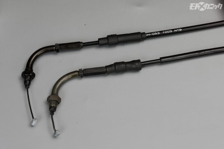 NTB｜規格部品｜スロットルケーブル｜[バイクメンテDIY] 純正パーツのケーブル類が絶版でも、NTB規格部品なら在庫あるかも〈原付から大型車まで網羅〉
