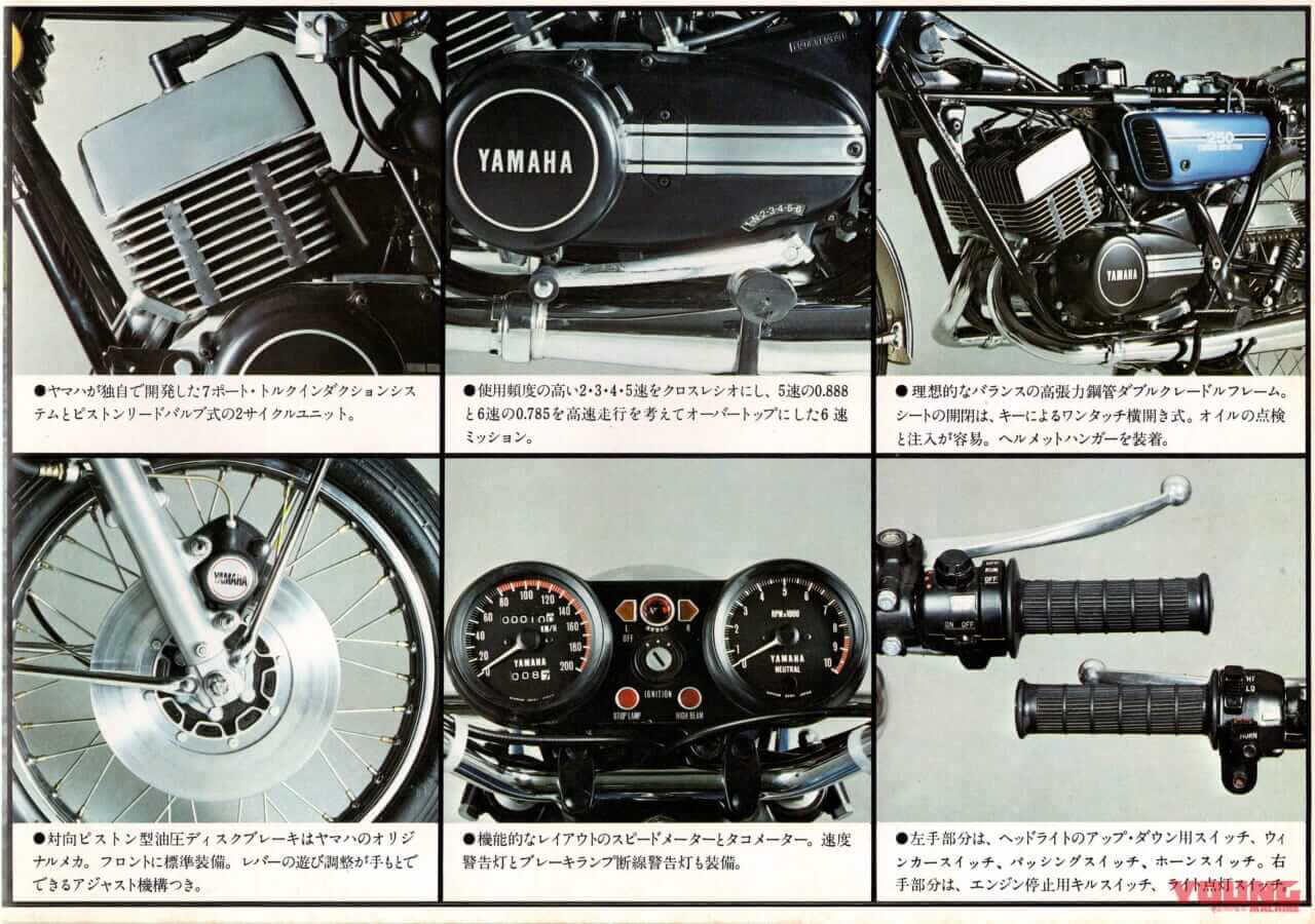柏 秀樹の昭和~平成 カタログ蔵出しコラム|ヤマハ|「1970年代のヤマハが築いたナナハンキラーの原点」1970年『RD350/RD250』【柏 秀樹の昭和~平成 カタログ蔵出しコラム Vol.16】