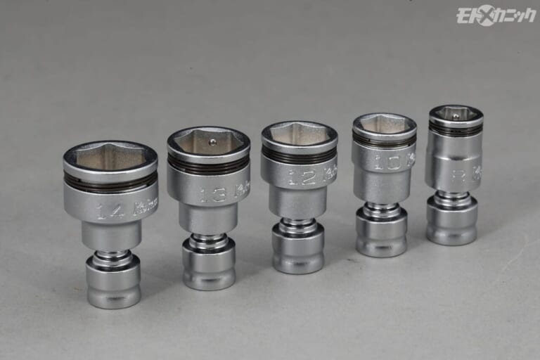 山下工業研究所｜Z-EAL｜2441MZ Z-EALナットグリップユニバーサルソケット｜[バイクメンテDIY] コンパクトさが際立つ差込角1/4インチソケット＆ラチェットハンドル〈コーケンZ-EALシリーズ〉