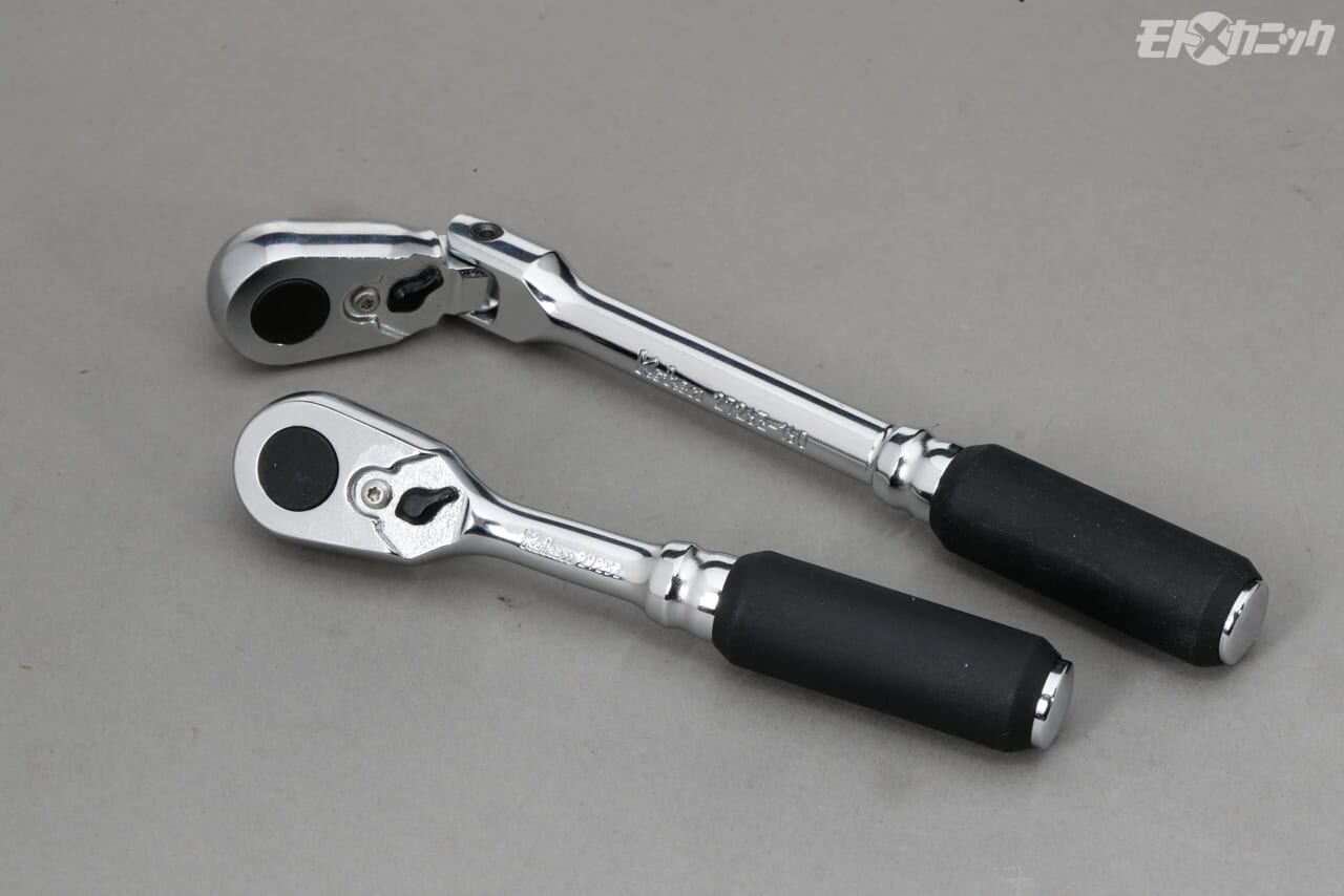 山下工業研究所｜Z-EAL｜2725Z-160 Z-EAL首振りラチェットハンドル(ロング)、2725Z Z-EALラチェットハンドル｜[バイクメンテDIY] コンパクトさが際立つ差込角1/4インチソケット＆ラチェットハンドル〈コーケンZ-EALシリーズ〉