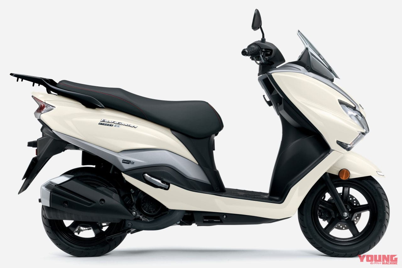 |スズキ「バーグマンストリート125EX」最新2025年モデル登場! 全3色を刷新して6月6日発売