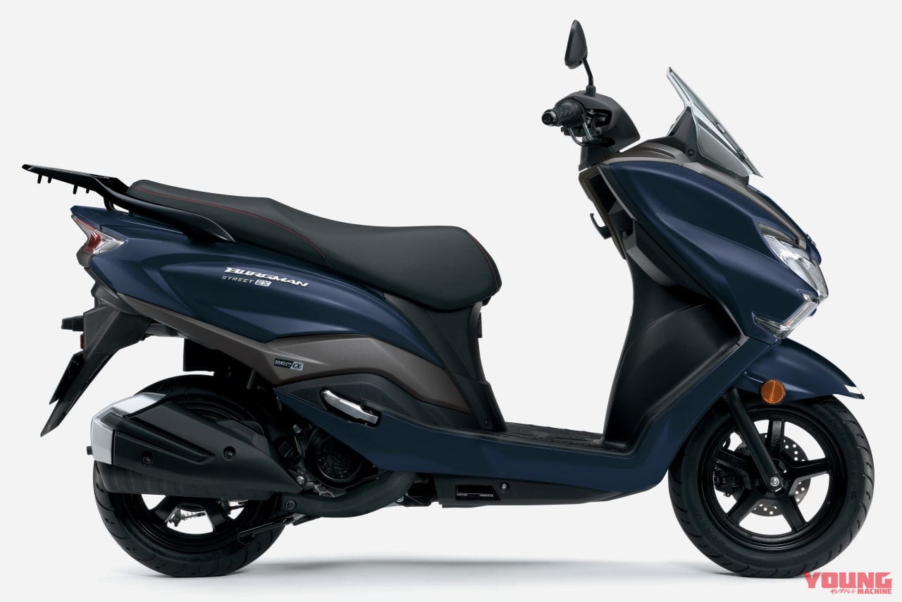 |スズキ「バーグマンストリート125EX」最新2025年モデル登場! 全3色を刷新して6月6日発売