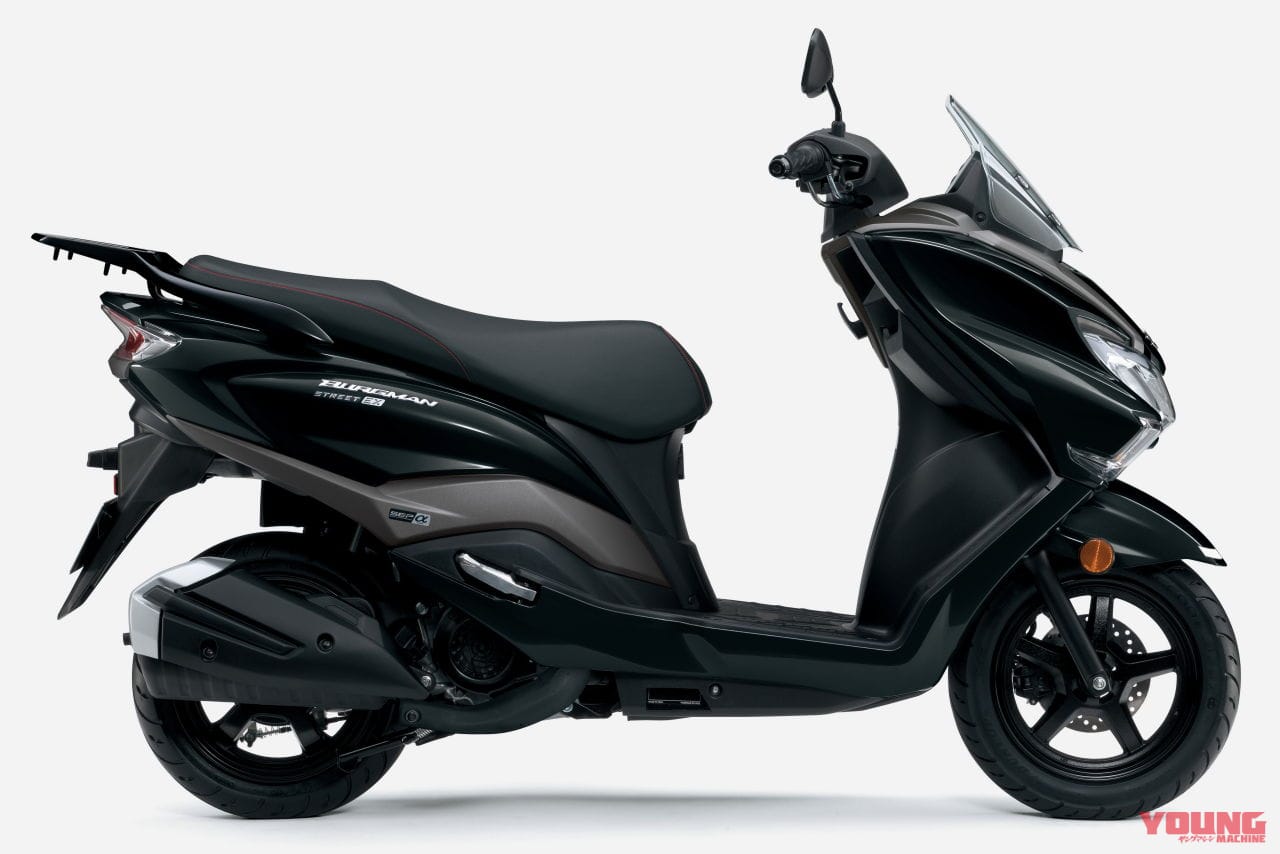 |スズキ「バーグマンストリート125EX」最新2025年モデル登場! 全3色を刷新して6月6日発売
