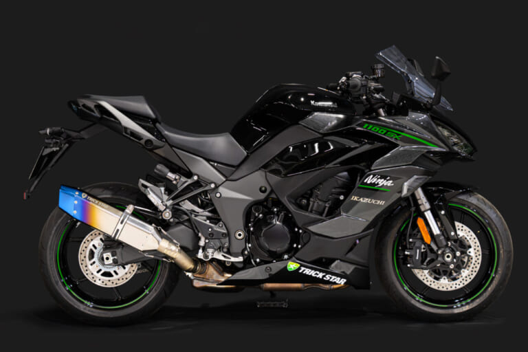 トリックスター Ninja1100SX 政府認証スリップオンマフラーIKAZUCHI