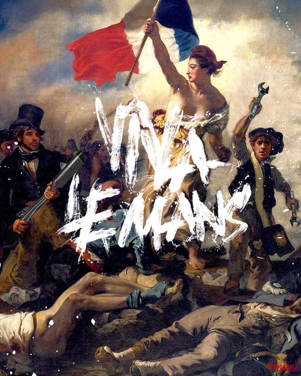 コールドプレイの『美しき生命(Viva la Vida)』っぽいジャケット|【MotoGP】SNSで話題沸騰! グレシーニのパロディ投稿がファンを掴む理由:ロック名盤&映画ポスター「絶好調グレシーニレーシング的三面記事」