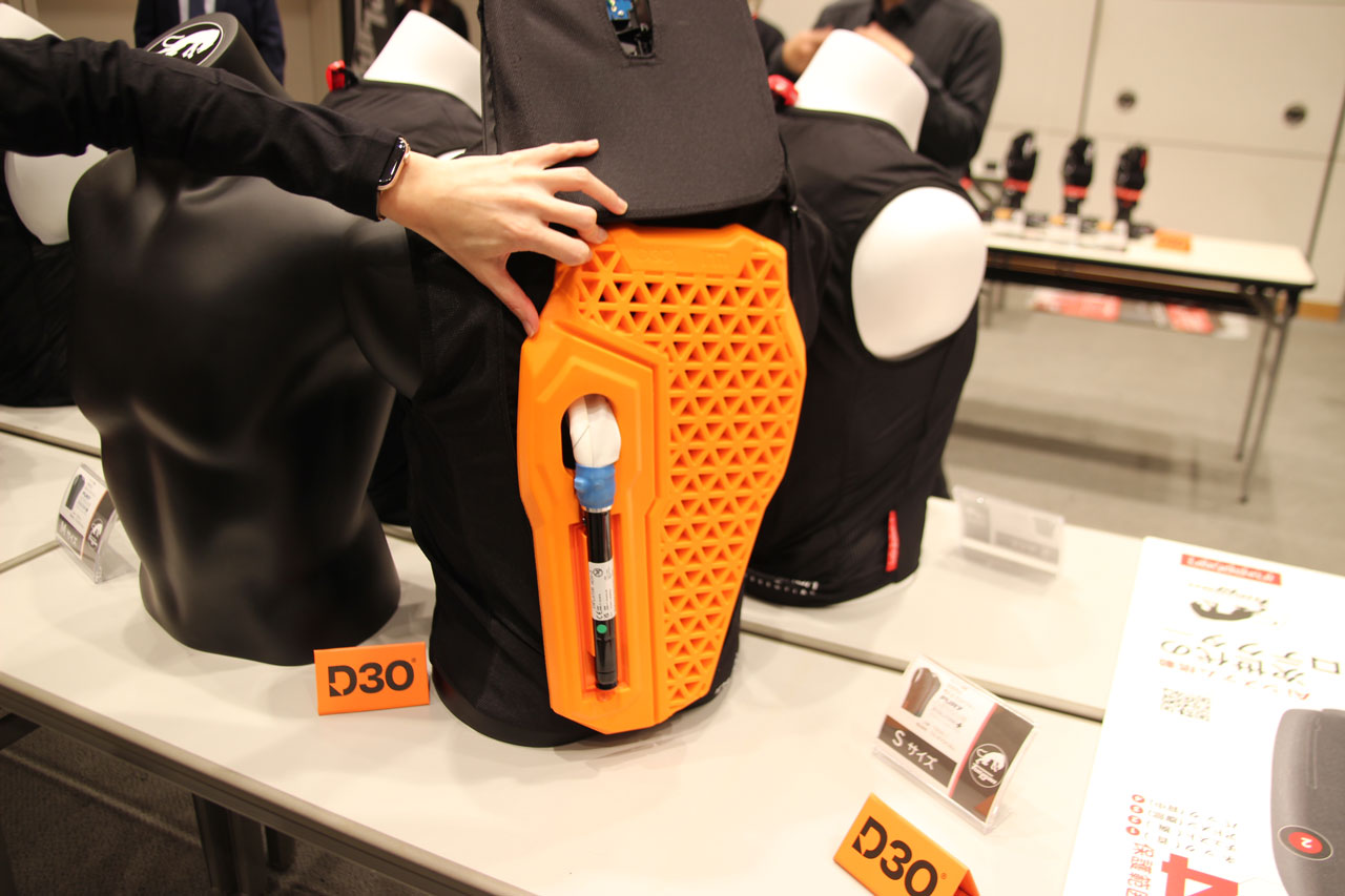 フリュガン展示会｜フリュガンからコスパ抜群のバイク用エアバッグが登場〈2025春夏展示会〉