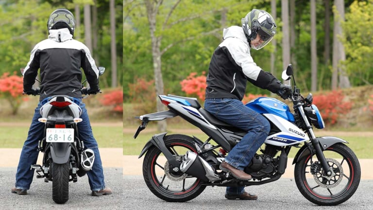 スズキ|ジクサー150|ライディングポジション|「良心的」「燃費もスゲェ!」特別なものは何もない、なのに好バランス……スズキ「ジクサー150」試乗インプレッション