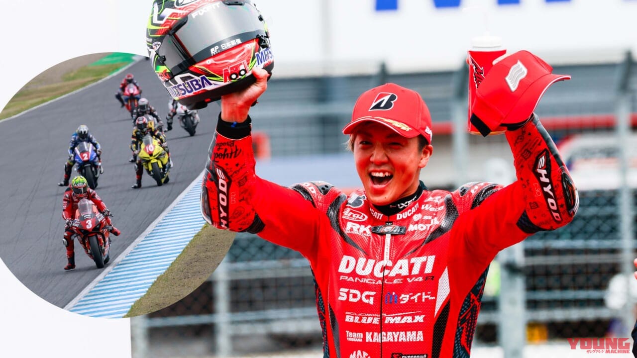 全日本ロードレース開幕! ファクトリーヤマハを抑え、2年目のドゥカティ+水野が圧勝!