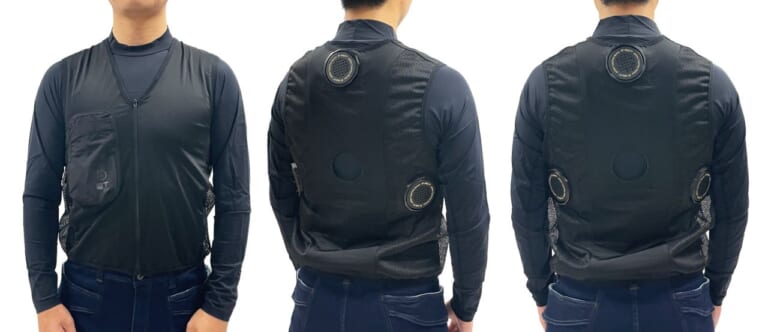 おたふく手袋 BT アビリティ ペルチェ冷暖ベスト バッテリーセット|スイッチひとつで真夏も極寒もだいぶ快適に! おたふく手袋「ペルチェ冷暖ベスト」はライダー必見