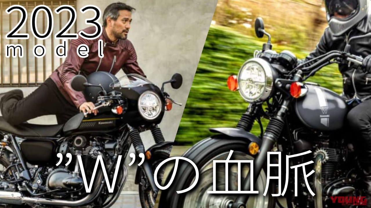 最新中古相場もわかる! 人気バイク歴代モデル図鑑:カワサキW800シリーズ【シックな3種の2023年モデル】