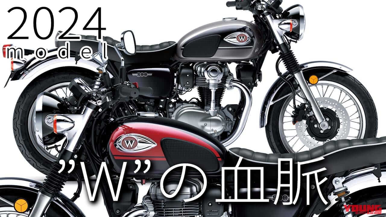 最新中古相場もわかる! 人気バイク歴代モデル図鑑:カワサキW800【ツートンカラー2種の2024年モデル】
