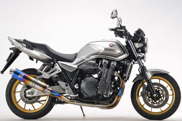 TSRとアールズ・ギアが共同開発するホンダCB1300SF＆SB用リプレイス用チタンフルエキゾースト4-1集合｜TSR製CB1300SF/SB(’21-)用マフラー【世界耐久を共に戦うアールズ・ギアと開発】