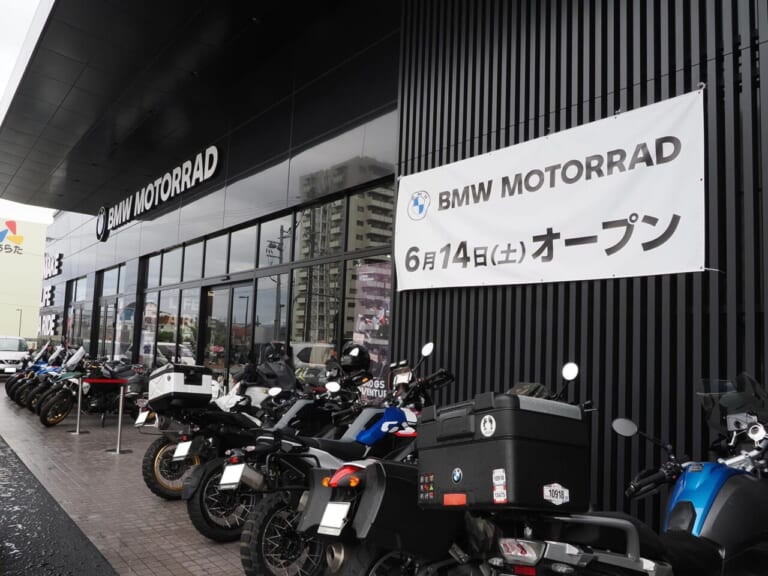 外観｜モトラッドミツオカ堺｜新たな店舗デザインにBMWユーザーが集う。モトラッドミツオカ堺店が6月移転OPEN