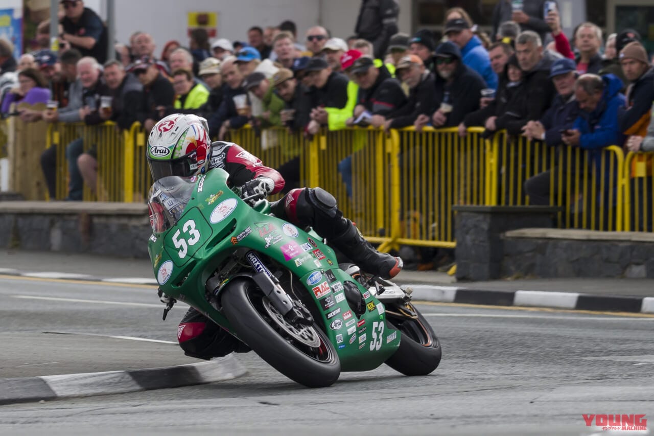 マン島TTレース|2025年|2025年マン島TT、日本人ライダーの山中正之選手が決勝の2レースを完走!