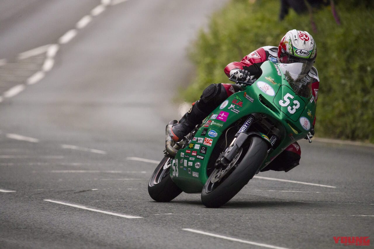 マン島TTレース|2025年|2025年マン島TT、日本人ライダーの山中正之選手が決勝の2レースを完走!