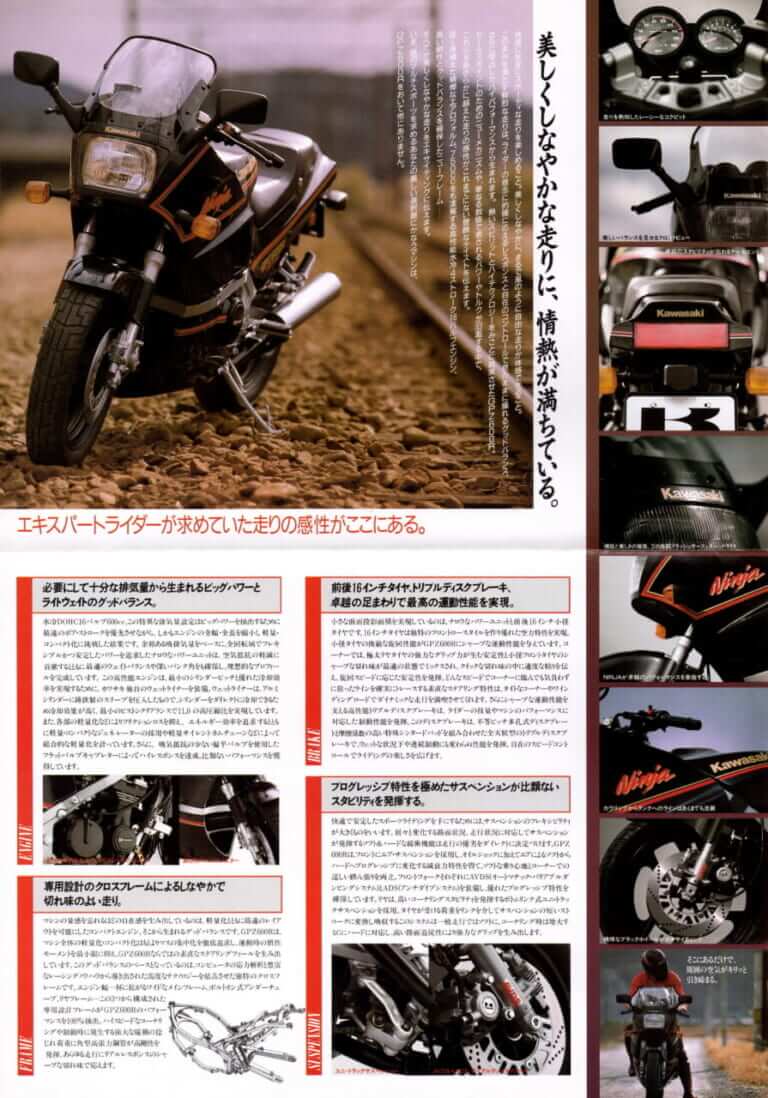 カワサキ｜GPZ600R｜1986年｜カワサキの矜持が生んだ隠れた名車「GPZ600R」の魅力【柏 秀樹の昭和～平成 カタログ蔵出しコラム Vol.19】