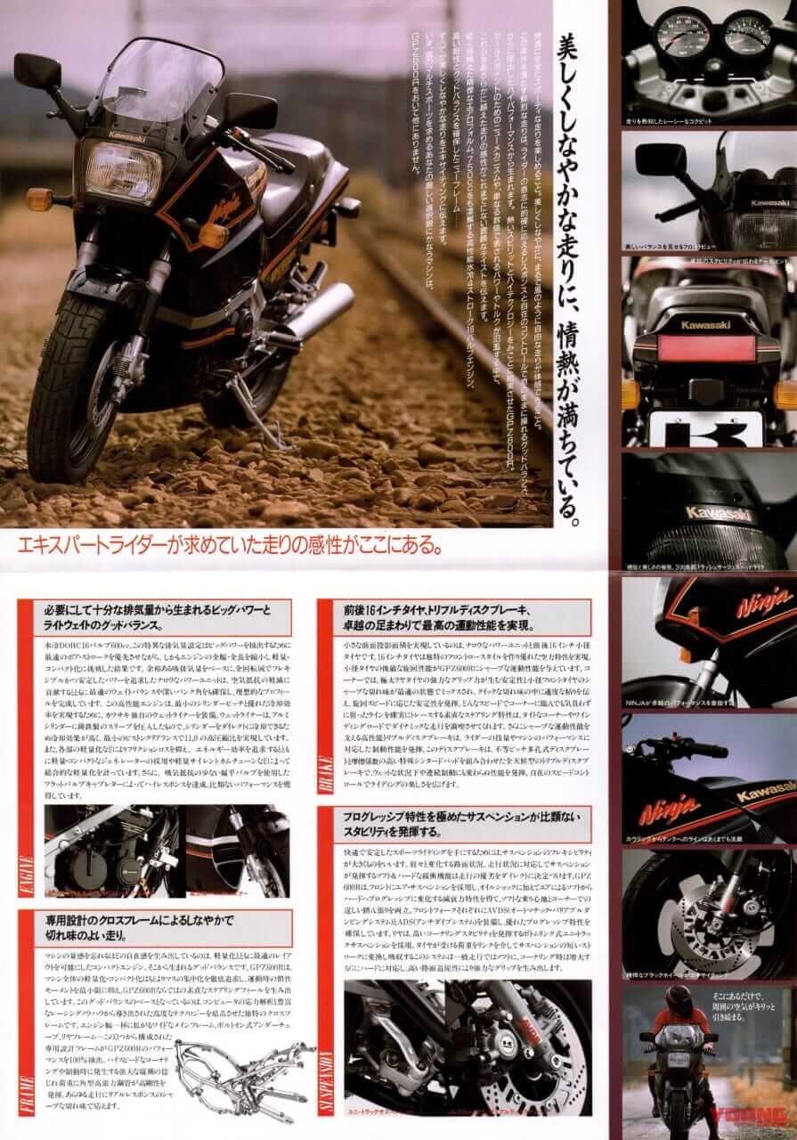 カワサキ|GPZ600R|1986年|カワサキの矜持が生んだ隠れた名車「GPZ600R」の魅力【柏 秀樹の昭和~平成 カタログ蔵出しコラム Vol.19】