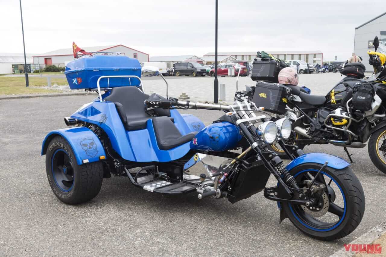 マン島TTで見つけたレアなバイク36選! 欧州で大切に乗られている日本車、トンデモカスタムの欧州車も?|マン島TTで見つけたレアなバイク36選! 欧州で大切に乗られている日本車、トンデモカスタムの欧州車も?