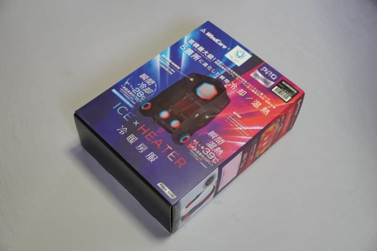 商品パッケージ｜【猛暑日検証】ワークマン「ペルチェベストPRO2」はバイク乗りの救世主か? 冷却効果を徹底レビュー