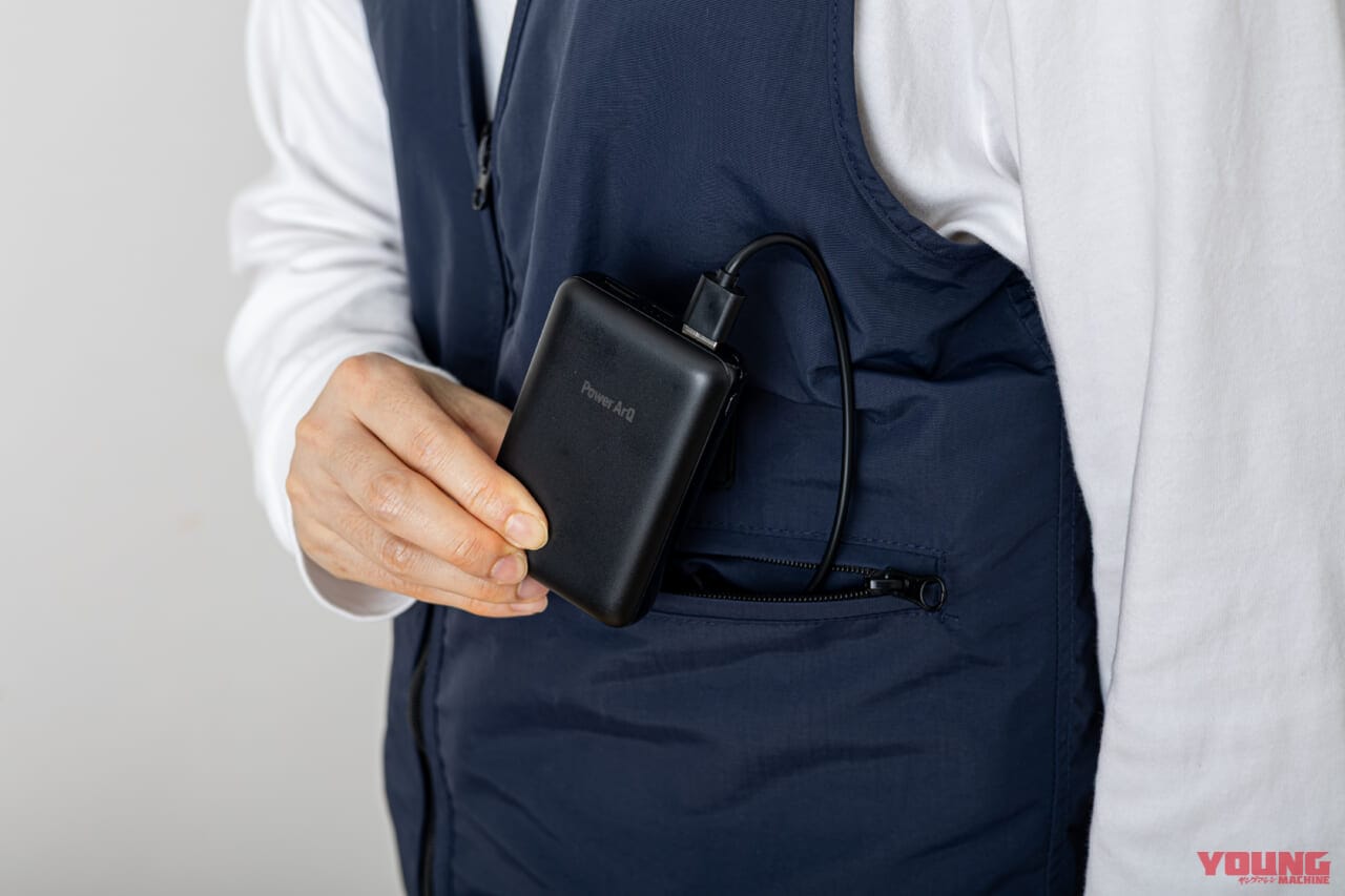 PowerArQ Cooling Vest|夏のツーリングが快適になる! 最長10時間ひんやりが持続する水冷循環式冷却ベストが登場