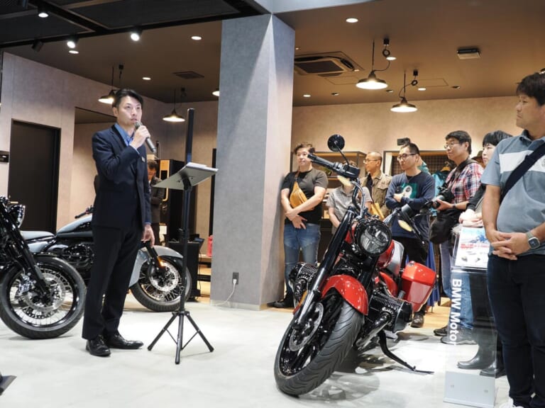 金谷店長｜モトラッドミツオカ堺店｜新たな店舗デザインにBMWユーザーが集う。モトラッドミツオカ堺店が6月移転OPEN
