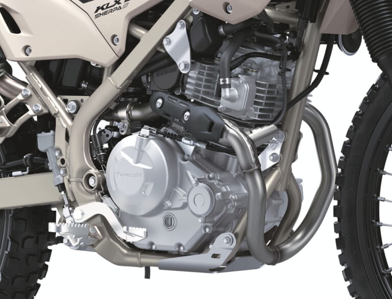 カワサキ|KLX230 シェルパS|北米仕様|2026年モデル|旅する4スト! 北米カワサキがオールニュー「KLX230 DF」「KLX230シェルパS」を発表