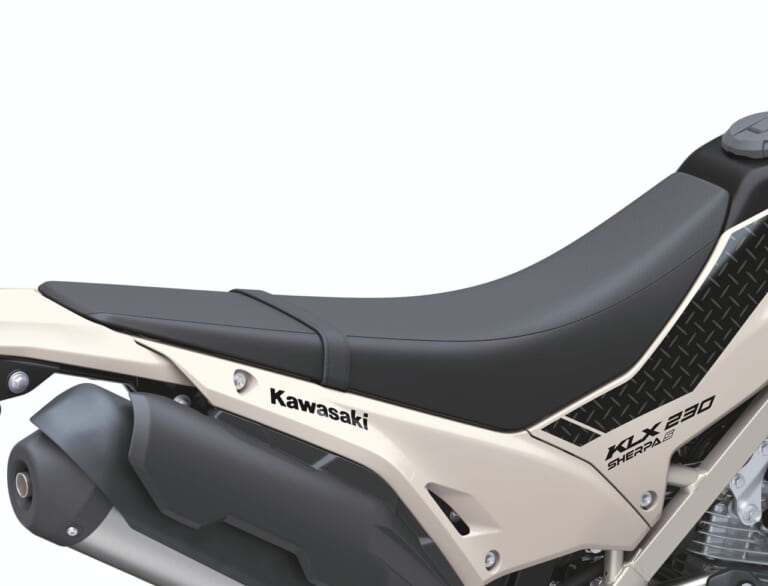 カワサキ|KLX230 シェルパS|北米仕様|2026年モデル|旅する4スト! 北米カワサキがオールニュー「KLX230 DF」「KLX230シェルパS」を発表