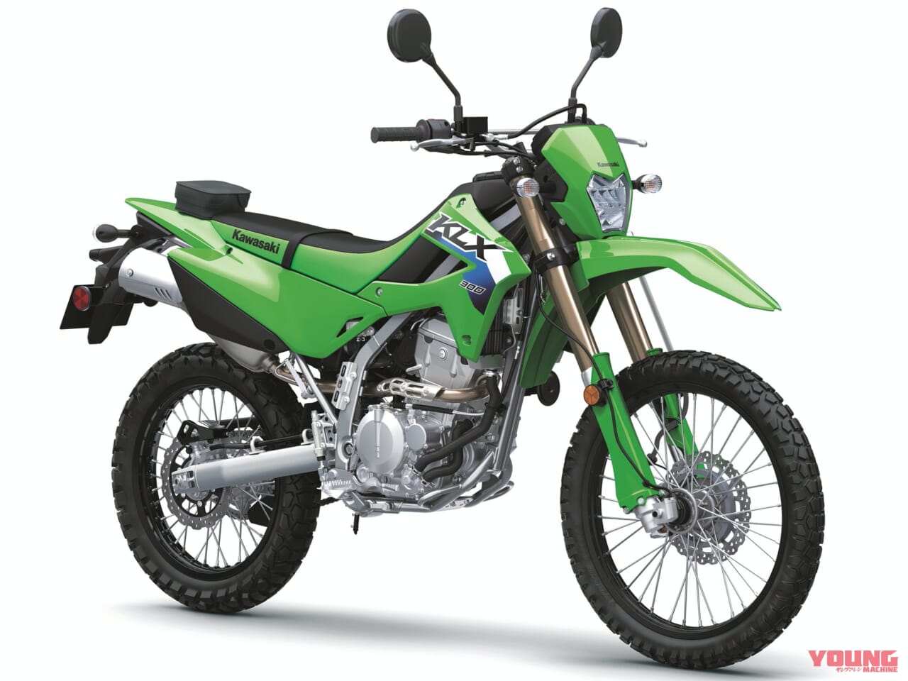 カワサキ|KLX300|北米仕様|2026年モデル|カワサキ「KLX300/SM」2026年モデル登場! パワフルな水冷292cc単気筒の“闘う4スト”に新色【北米】
