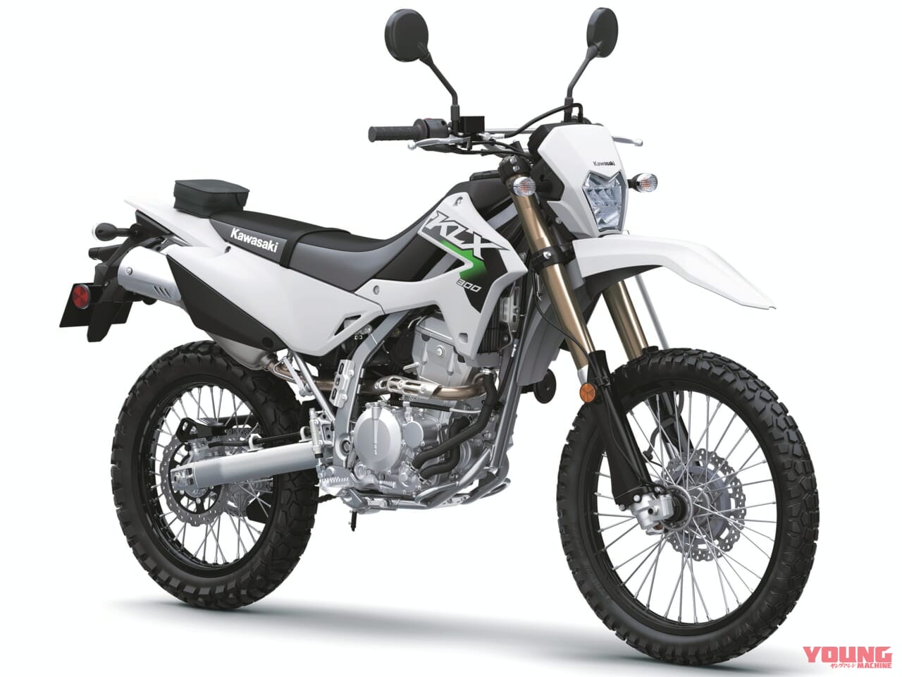 カワサキ|KLX300|北米仕様|2026年モデル|カワサキ「KLX300/SM」2026年モデル登場! パワフルな水冷292cc単気筒の“闘う4スト”に新色【北米】
