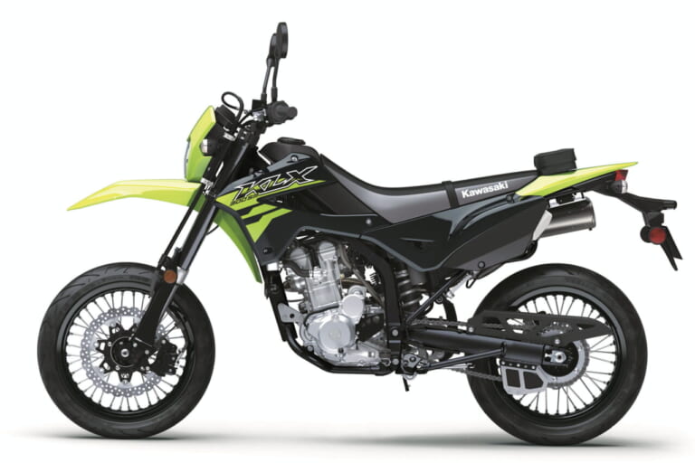 カワサキ|KLX300SM|北米仕様|2026年モデル|カワサキ「KLX300/SM」2026年モデル登場! パワフルな水冷292cc単気筒の“闘う4スト”に新色【北米】