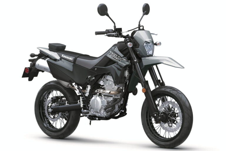 カワサキ|KLX300SM|北米仕様|2026年モデル|カワサキ「KLX300/SM」2026年モデル登場! パワフルな水冷292cc単気筒の“闘う4スト”に新色【北米】