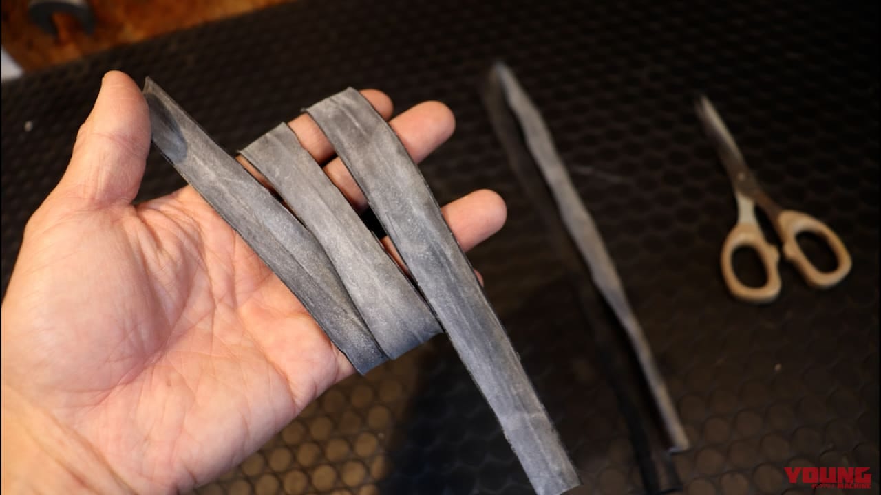 材料代0️円でDIY! 古チューブで「リムバンド」を作ってみよう｜材料代0円でDIY! 古チューブで「リムバンド」を作ってみよう