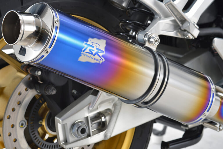 TSRとアールズ・ギアが共同開発するホンダCB1300SF＆SB用リプレイス用チタンフルエキゾースト4-1集合｜TSR製CB1300SF/SB(’21-)用マフラー【世界耐久を共に戦うアールズ・ギアと開発】