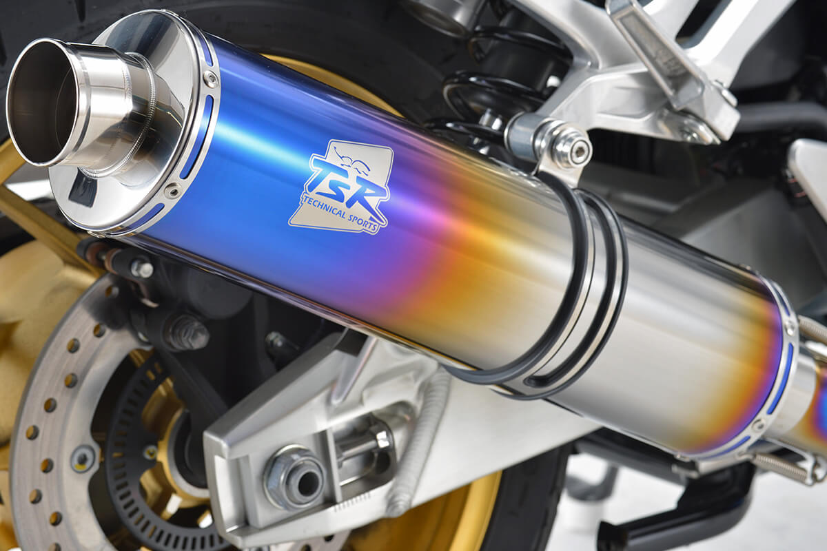 TSRとアールズ・ギアが共同開発するホンダCB1300SF＆SB用リプレイス用チタンフルエキゾースト4-1集合｜TSR製CB1300SF/SB(’21-)用マフラー【世界耐久を共に戦うアールズ・ギアと開発】