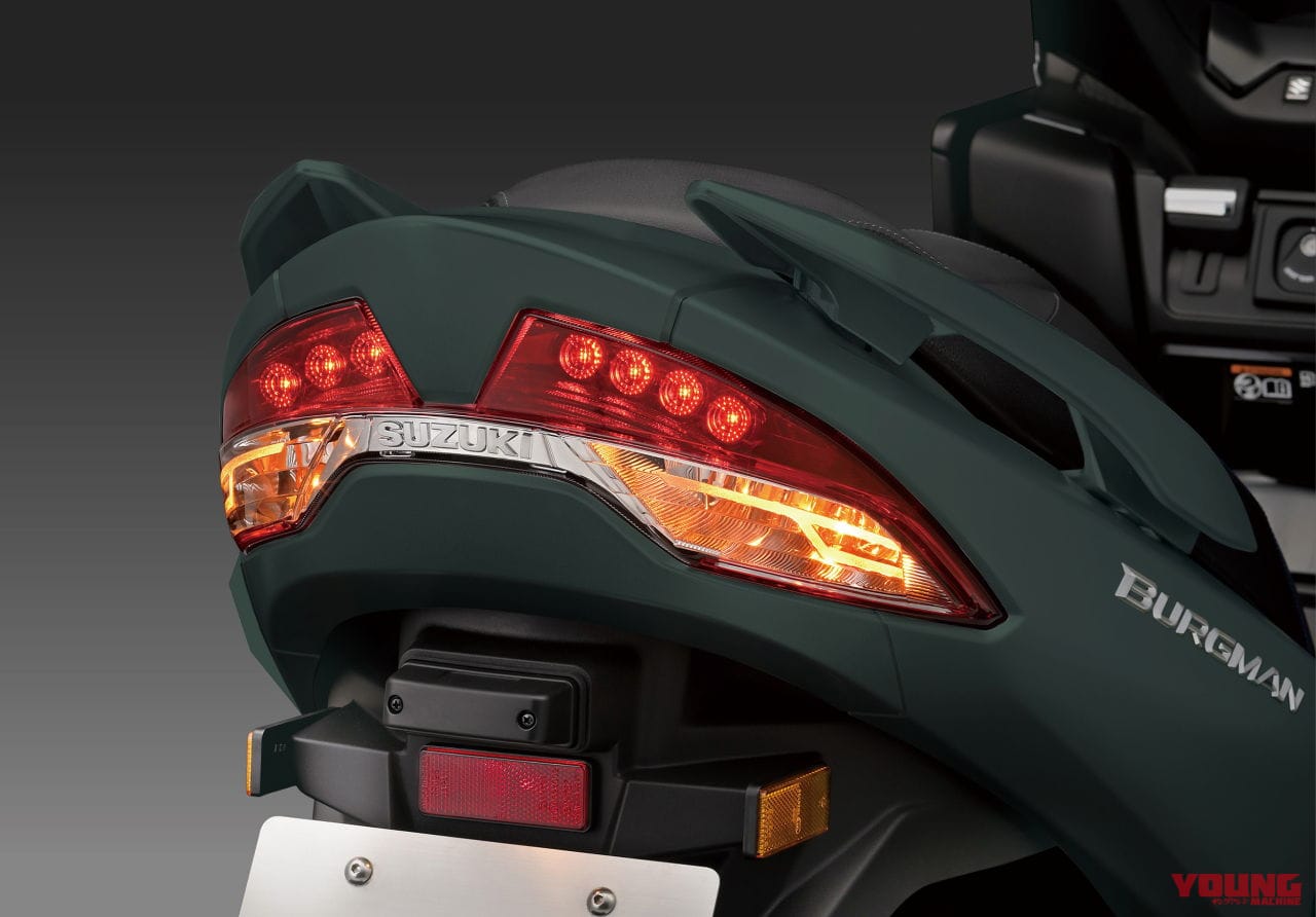 スズキ|バーグマン400|イギリス仕様|2025年モデル|今度の「バーグマン400」はゴールドホイール! 英スズキがニューカラー3色を発表、日本使用にも導入?